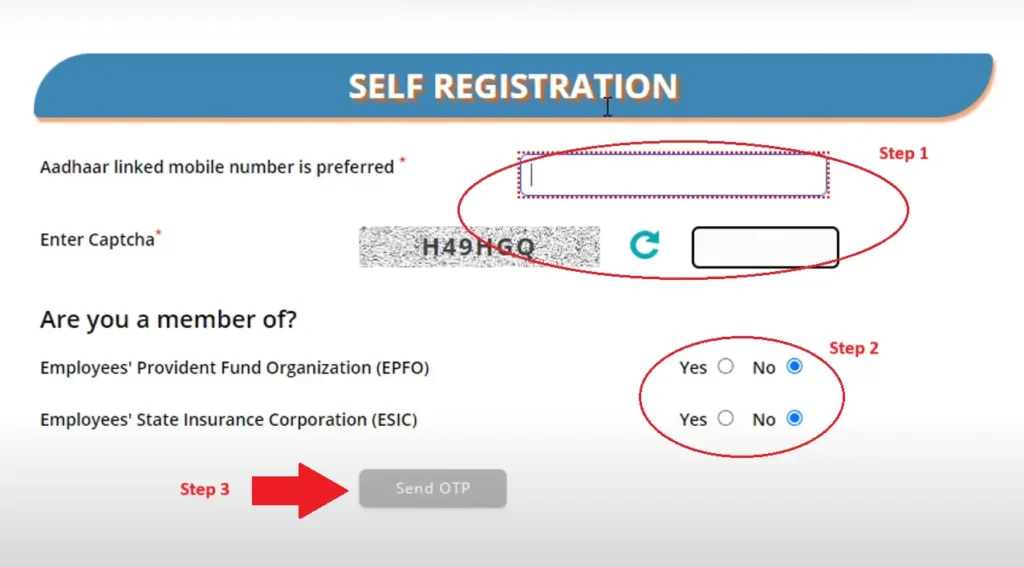 E Shram gov in self registration,e shram card download by mobile number,e shram card registration 1 E Shram gov in self registration
